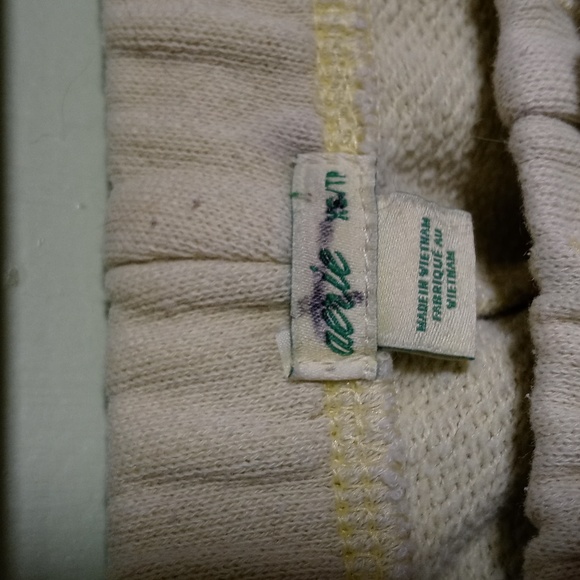 Women's Aerie pastel mint sage green yellow jogger XS - Picture 6 of 9